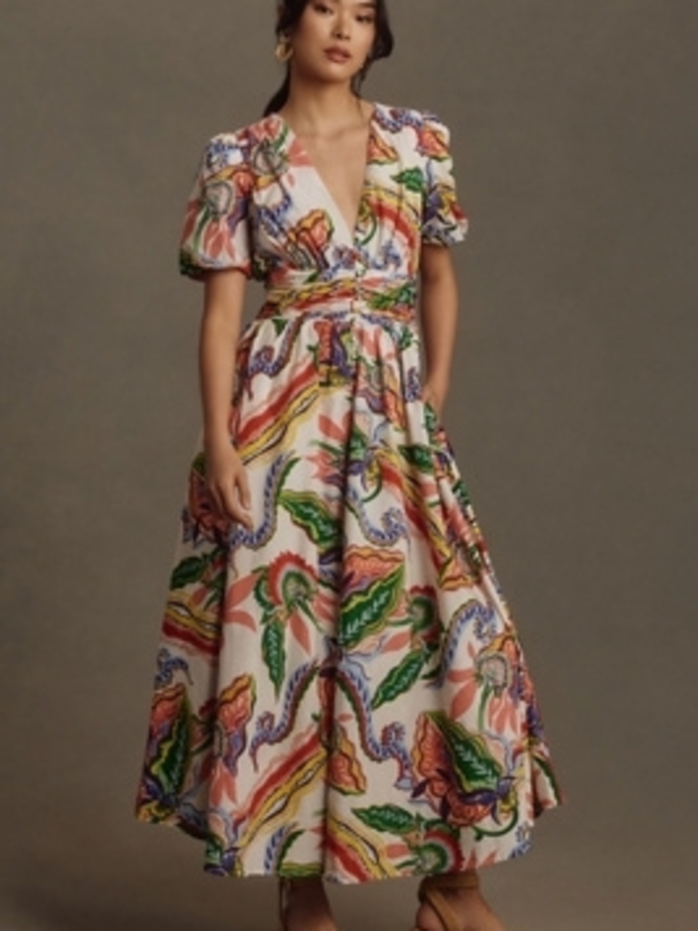 3x Anthropologie  Katerina Button-Front Dress